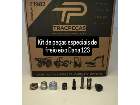 Kit de peças especiais freio eixo Dana 123