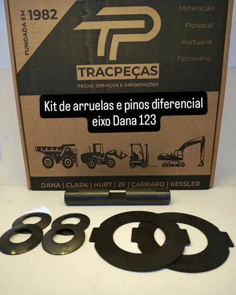 Kit de arruelas e pinos do diferencial eixo Dana 123